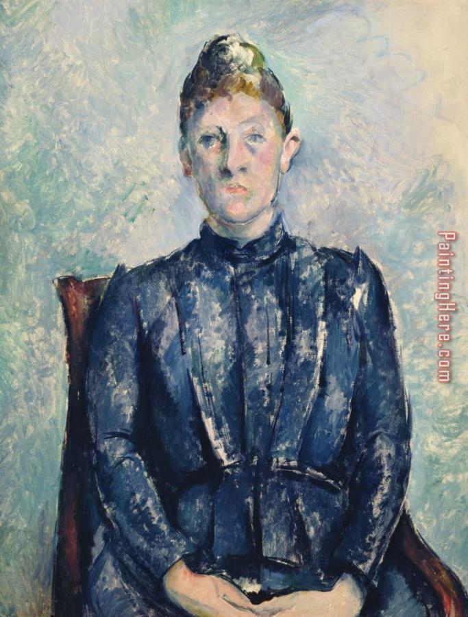 Paul Cezanne Portrait Of Madame Cezanne